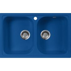 Мойка для кухни AquaGranitEx M-15 синяя