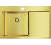 Мойка для кухни Omoikiri Akisame 78-LG-L светлое золото