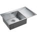 Мойка для кухни Paulmark Elde PM807851-BSL брашированная нержавеющая сталь