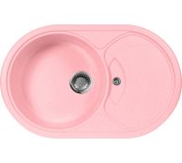 Мойка для кухни AquaGranitEx M-18s розовая