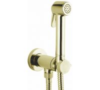 Гигиенический душ Bossini Paloma Brass Mixer Set E37005B.021 со смесителем, С ВНУТРЕННЕЙ ЧАСТЬЮ, золото