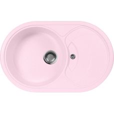 Мойка для кухни AquaGranitEx M-18s светло-розовая