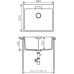 Мойка для кухни Tolero Loft TL-580/001 cерый металлик