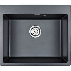 Мойка для кухни Paulmark Kante PM106052-BLM черный металлик