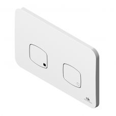 Smart Line Кнопка спуска двойная Nk Concept белая