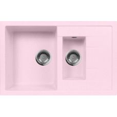 Мойка для кухни AquaGranitEx M-21k светло-розовая