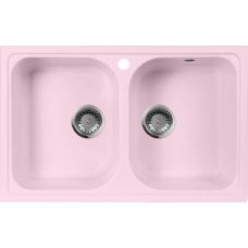 Мойка для кухни AquaGranitEx M-15 светло-розовая
