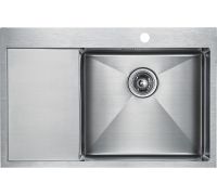 Мойка для кухни Paulmark Elde PM807851-BSR брашированная нержавеющая сталь