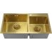 Мойка для кухни Melana S7843HG золото