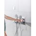 Touch&Feel Комплект для душа (верхний душ+кронштейн+ручной душ+держатель+гибкий шланг+смеситель термостатический) хром