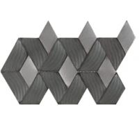 Мозаика L'ANTIC COLONIAL Gravity Aluminium Braid Metal Titanium 35,9x23,3x0,4