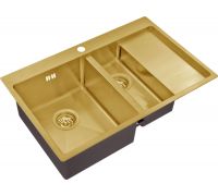 Мойка для кухни Zorg Inox PVD SZR 5178-2-L bronze