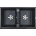 Мойка для кухни Paulmark PM238150-BLM черный металлик