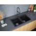 Мойка для кухни Paulmark PM238150-BLM черный металлик