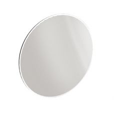 Lounge Зеркало с рамой из лакированного дерева круглое белое