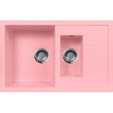 Мойка для кухни AquaGranitEx M-21k розовая