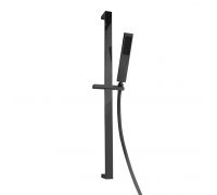 NK Logic Комплект для душа (стойка с держателем+ручной душ+гибкий шланг) черный