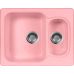 Мойка для кухни AquaGranitEx M-09 розовая