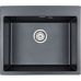 Комплект  Мойка для кухни Paulmark Kante PM106052-BLM черный металлик + Смеситель Paulmark Essen Es213011-418 для кухонной мойки, черный металлик