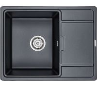 Мойка для кухни Paulmark Weimar PM216550-BLM черный металлик