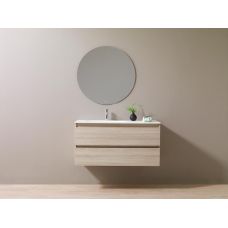  Smart Комплект мебели (тумба+столешница с раковиной+донный клапан+зеркало)