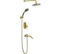Душевой комплект Bronze de Luxe Scandi 9010BR для ванны с душем, С ВНУТРЕННЕЙ ЧАСТЬЮ