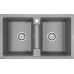Мойка для кухни Paulmark PM238150-GRM серый металлик